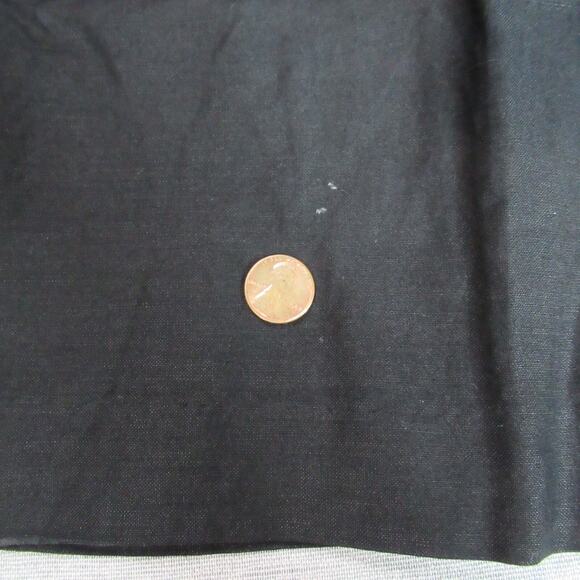 Jennifer & Grace Skirt Women Size 14 Black A-Line Linen Blend Career Office Work - Picture 2 of 9